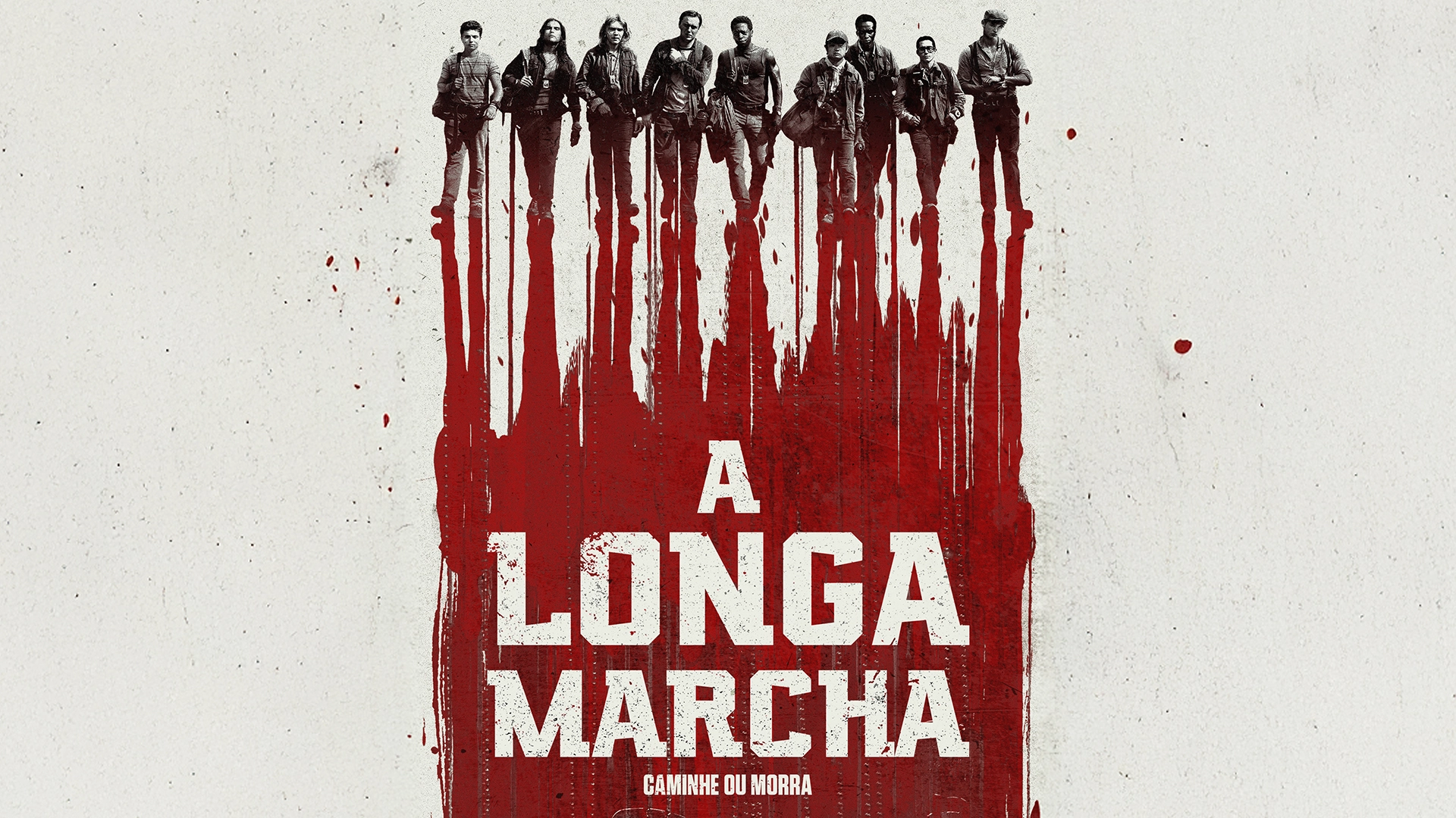 A Longa Marcha - Caminhe ou Morra", adaptação de livro de Stephen King, ganha novo cartaz - Paris Filmes